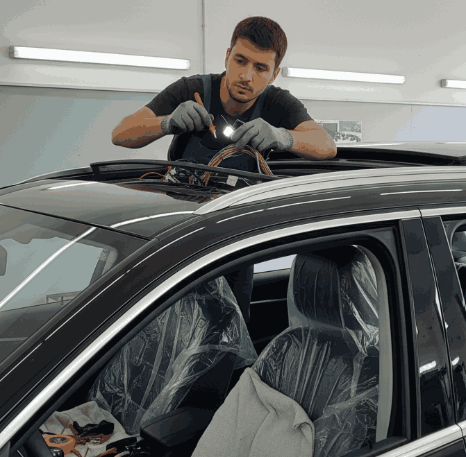 Car Sunroof Maintenance and Repair Service in Dubai